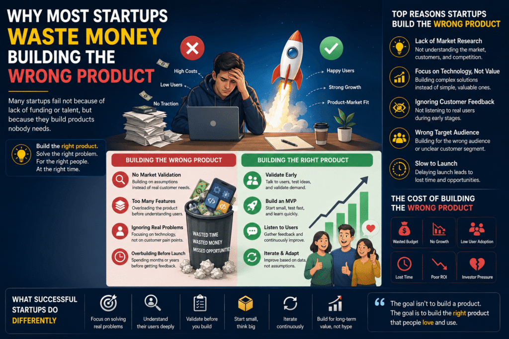 Why Most Startups Waste Money Building the Wrong Product